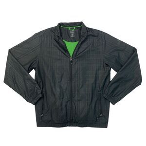 Adidas Climaproof Jacket Men M Medium Black Mesh Lined Kelowna Golf Country Club